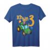 Kinder Ich Bin Drei 3 Jahre Dritter Geburtstag Trecker Schwein T-Shirt  Perfekt für kleine Geburtstagskinder und Jungen mit Bauernhof-Fans