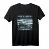 Schiff Containerschiff T-Shirt mit Sturm-Motiv - Motivierende Kleidung für Durchhaltevermögen bei schlechtem Wetter