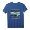 Schiff Containerschiff T-Shirt mit Sturm-Motiv - Motivierende Kleidung für Durchhaltevermögen bei schlechtem Wetter