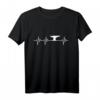 T-Shirt mit Amboss-Herzschlag  Lustiges Schmiede-Shirt als Geschenk für Eisen- und Metallliebhaber, Rüstungsexperten & Larp-Fans