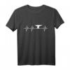 T-Shirt mit Amboss-Herzschlag  Lustiges Schmiede-Shirt als Geschenk für Eisen- und Metallliebhaber, Rüstungsexperten & Larp-Fans