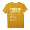 Schmiedekostüm Schmiedemeister Stundensatz T-Shirt  Ideal für Schmiedemeister, Hufschmiede & Metallarbeiter