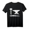 Schmied Werkzeuge T-Shirt  Klassisches Motiv für Metallbauer, Schmiede & Werkzeugliebhaber