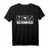 Schmied T-Shirt mit Werkzeug-Icons  Robuste Handwerker-Kleidung für Schmiede und Handwerker