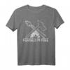 Forged In Fire Schmiedekunst Messerschmied T-Shirt  Perfektes Geschenk für Waffenschmied und Stahlarbeiter, ideal zum Geburtstag