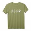 Herren Herzschlag Herzfrequenz Herzlinie Schmied Schmiede T-Shirt  Perfektes Geschenk für Metallbauer, Handwerker & Schmiedefans