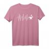 Herren Herzschlag Herzfrequenz Herzlinie Schmied Schmiede T-Shirt  Perfektes Geschenk für Metallbauer, Handwerker & Schmiedefans