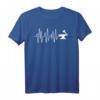 Herren Herzschlag Herzfrequenz Herzlinie Schmied Schmiede T-Shirt  Perfektes Geschenk für Metallbauer, Handwerker & Schmiedefans