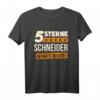 Herren 5 Sterne Schneider - Schneiderei Änderungsschneider Geschenk | Exklusives T-Shirt für Schneidermeister zum Geburtstag & Weihnachten
