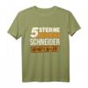 Herren 5 Sterne Schneider - Schneiderei Änderungsschneider Geschenk | Exklusives T-Shirt für Schneidermeister zum Geburtstag & Weihnachten