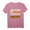 Herren 5 Sterne Schneider - Schneiderei Änderungsschneider Geschenk | Exklusives T-Shirt für Schneidermeister zum Geburtstag & Weihnachten