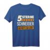 Herren 5 Sterne Schneider - Schneiderei Änderungsschneider Geschenk | Exklusives T-Shirt für Schneidermeister zum Geburtstag & Weihnachten