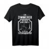 Zimmerer Hört Auf Wenn Er Fertig Ist | Lustiges Schreiner T-Shirt für Handwerker, Azubis & Meister  Perfekt für Vatertag, Geburtstag & Weihnachten