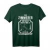 Zimmerer Hört Auf Wenn Er Fertig Ist | Lustiges Schreiner T-Shirt für Handwerker, Azubis & Meister  Perfekt für Vatertag, Geburtstag & Weihnachten