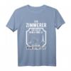 Zimmerer Hört Auf Wenn Er Fertig Ist | Lustiges Schreiner T-Shirt für Handwerker, Azubis & Meister  Perfekt für Vatertag, Geburtstag & Weihnachten
