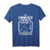Zimmerer Hört Auf Wenn Er Fertig Ist | Lustiges Schreiner T-Shirt für Handwerker, Azubis & Meister  Perfekt für Vatertag, Geburtstag & Weihnachten