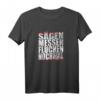 Herren Sägen Messen Fluchen Wiederholen T-Shirt  Lustiges Handwerker-Design für Tischler, Schreiner & Hobbyhandwerker im Vintage Retro Look