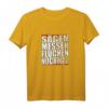 Herren Sägen Messen Fluchen Wiederholen T-Shirt  Lustiges Handwerker-Design für Tischler, Schreiner & Hobbyhandwerker im Vintage Retro Look