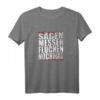 Herren Sägen Messen Fluchen Wiederholen T-Shirt  Lustiges Handwerker-Design für Tischler, Schreiner & Hobbyhandwerker im Vintage Retro Look