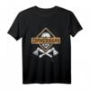 Zimmermann Retro Hammer T-Shirt  Lustiges Handwerker T-Shirt für Dachdecker, Schreiner & Tischler als Geschenk zu Weihnachten & Geburtstag
