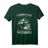 Entschuldigung das ich zu spät bin Wig Schweißer T-Shirt  Humorvolle Arbeitsspruch Kleidung für Schweißer & Metallfachleute