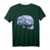 Seekuh Sirenia Seekühe Süßes Tier Manati Zeichnung T-Shirt  Perfektes Geschenk für Meerestier- und Tierschützer