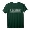 Lustiges T-Shirt 'Zu meiner Verteidigung wurde ich unbeaufsichtigt gelassen'  Perfektes Geschenk für Geburtstage, Vatertag, Weihnachten und mehr