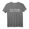 Lustiges T-Shirt 'Zu meiner Verteidigung wurde ich unbeaufsichtigt gelassen'  Perfektes Geschenk für Geburtstage, Vatertag, Weihnachten und mehr
