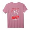 HapBunny Buffy Weinlese-Horror-Plakat T-Shirt  Serien- und Horror-Merch für Buffy Fans