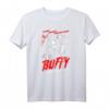 HapBunny Buffy Weinlese-Horror-Plakat T-Shirt  Serien- und Horror-Merch für Buffy Fans