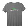 Laktoseintoleranz T-Shirt mit witzigem Krokodil  Lustiges Geschenk für Milchfreie, Geburtstag, Ostern & Weihnachten