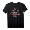 Willst du meine Patentante sein T-Shirt  Humorvolles Geschenk für zukünftige Patentanten zur Geburt und Familienfreude