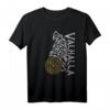 Walhalla Wolf Maske Odin Runen T-Shirt  Nordische Mythologie, Wikinger Symbole & Schutzzeichen Geschenkidee