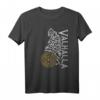 Walhalla Wolf Maske Odin Runen T-Shirt  Nordische Mythologie, Wikinger Symbole & Schutzzeichen Geschenkidee