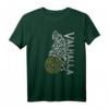 Walhalla Wolf Maske Odin Runen T-Shirt  Nordische Mythologie, Wikinger Symbole & Schutzzeichen Geschenkidee