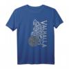 Walhalla Wolf Maske Odin Runen T-Shirt  Nordische Mythologie, Wikinger Symbole & Schutzzeichen Geschenkidee