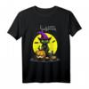 Süße Katze mit Hexenhut feiert Happy Halloween T-Shirt  Niedliches Halloween-Outfit für Kinder, Frauen & Männer