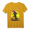 Süße Katze mit Hexenhut feiert Happy Halloween T-Shirt  Niedliches Halloween-Outfit für Kinder, Frauen & Männer