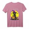 Süße Katze mit Hexenhut feiert Happy Halloween T-Shirt  Niedliches Halloween-Outfit für Kinder, Frauen & Männer