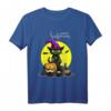 Süße Katze mit Hexenhut feiert Happy Halloween T-Shirt  Niedliches Halloween-Outfit für Kinder, Frauen & Männer