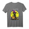 Süße Katze mit Hexenhut feiert Happy Halloween T-Shirt  Niedliches Halloween-Outfit für Kinder, Frauen & Männer
