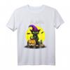 Süße Katze mit Hexenhut feiert Happy Halloween T-Shirt  Niedliches Halloween-Outfit für Kinder, Frauen & Männer