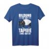 Bergtapir, Flachlandtapir & Schabrackentapir T-Shirt für Tierliebhaber  Perfekt für Zoo-Besuche und Naturschutzfans