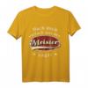 Mach doch einfach was der Meister sagt Retro Spruch T-Shirt  Lustiges Handwerker & Meister Geschenk für Geburtstag, Vatertag & Weihnachten