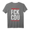 Fck Cdu Anti Merkel Politik T-Shirt für Demonstranten  Protestbekleidung mit politischem Statement gegen CDU & Merkel