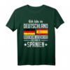 Spanisch Spanier Deutscher Spanierin T-Shirt mit spanischer Flagge  Stolz auf Spanien & Lieblingsreiseziele