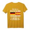 Spanisch Spanier Deutscher Spanierin T-Shirt mit spanischer Flagge  Stolz auf Spanien & Lieblingsreiseziele