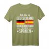 Spanisch Spanier Deutscher Spanierin T-Shirt mit spanischer Flagge  Stolz auf Spanien & Lieblingsreiseziele