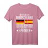 Spanisch Spanier Deutscher Spanierin T-Shirt mit spanischer Flagge  Stolz auf Spanien & Lieblingsreiseziele