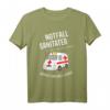 Notfallsanitäter T-Shirt - Stolz im Rettungsdienst mit coolem Design & Spruch 'Eat, Sleep, Save lives, Repeat' für Sanitäter & Rettungskräfte